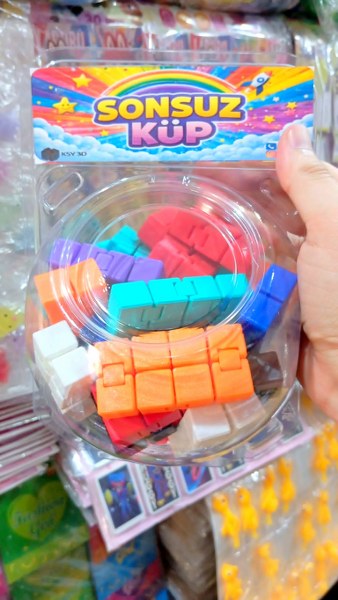 toptan oyuncak sonsuz küp orta boy 25 li paket