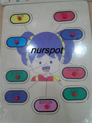 eğitici ahşap pano