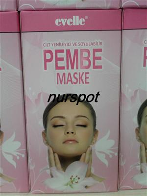 cilt yenileyici pembe maske