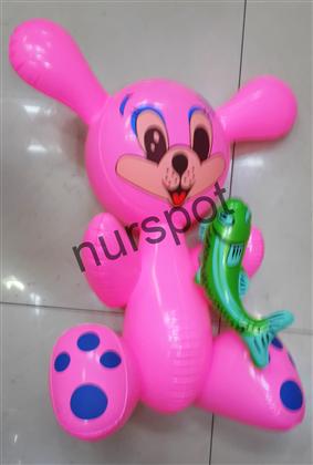 Pvc şişme balıklı panda