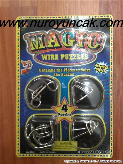 magic wıre puzzles 4lü