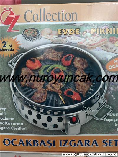 evde piknik ocakbaşı ızgara set