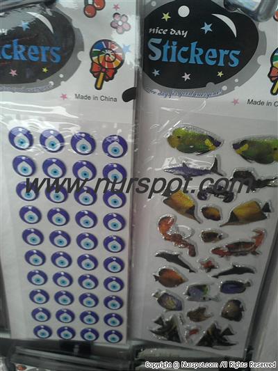 kabartmalı sticker