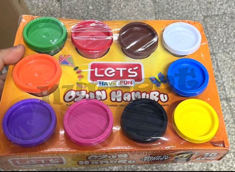 toptan lets oyun hamuru 10 lu 