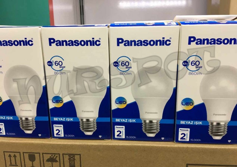 toptan tasarruf ampulü panasonic 60 watt