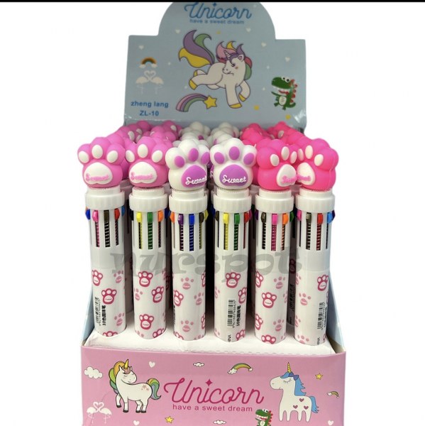 toptan tükenmez kalem maskot 10 renk
