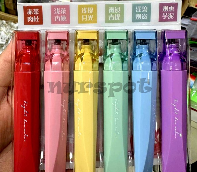 toptan kırtasiye fosforlu keçeli kalem 6 lı set   h816