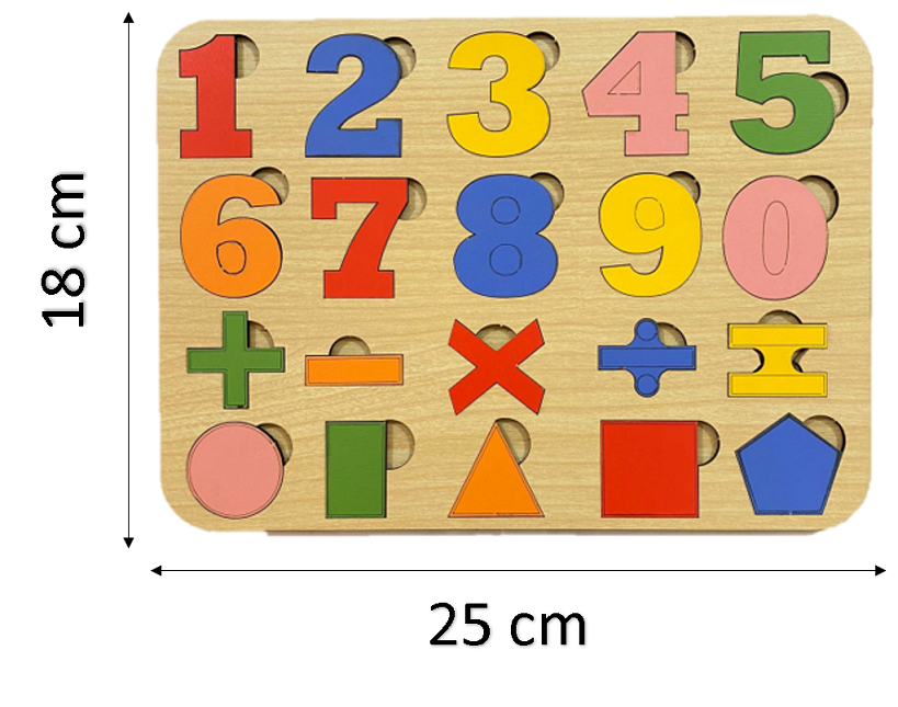 toptan sayılar ve şekiller renkli  T67