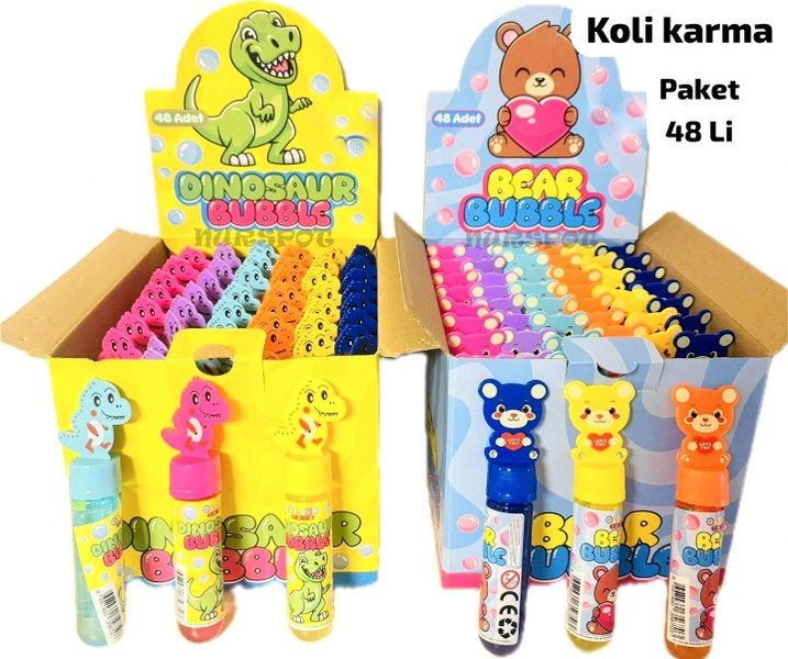 toptan baloncuk hayvanlar alemi baskılı karma kapak  6697
