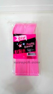 toptan plastik catal pembe renkli