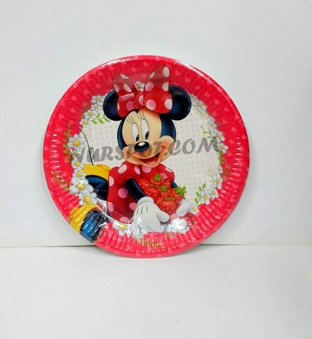 parti tapağı mini mouse 8 li