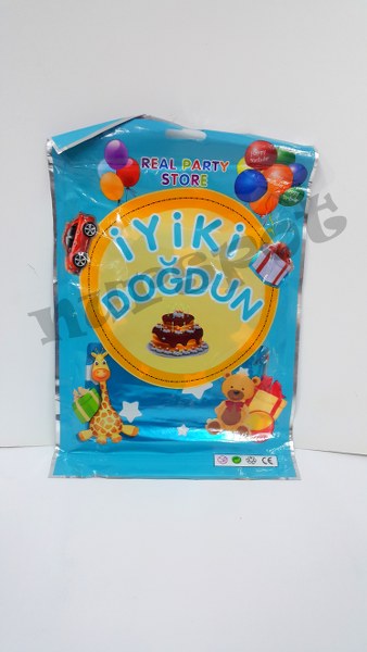 toptan iyi ki doğdun  folyo balonu takımı  16 inç.