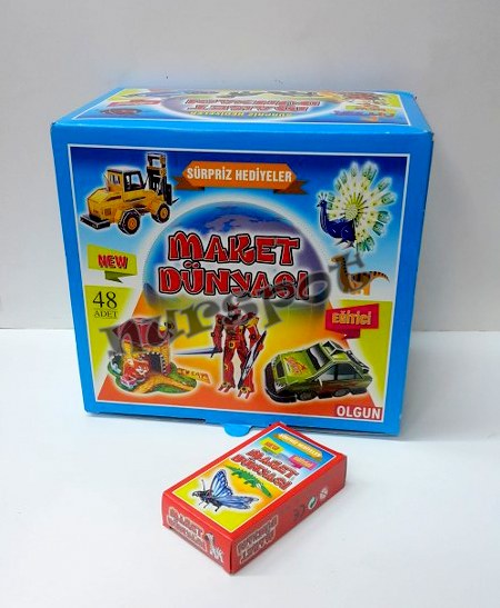 toptan süpriz kutu maket dünyası