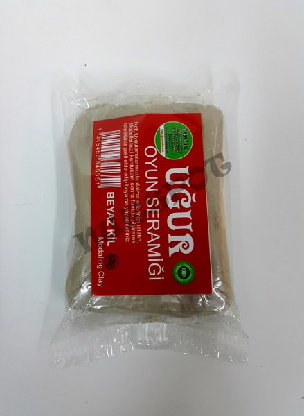 toptan kil oyun seramiği beyaz 300 gr.
