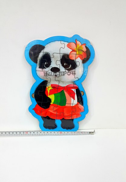 toptan yapboz ahşap panda modeli