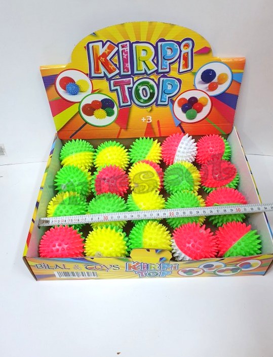 toptan oyuncak kirpi top vinilli paket 20 li
