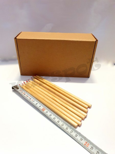 toptan kırmızı kalem naturel 100 lü paket