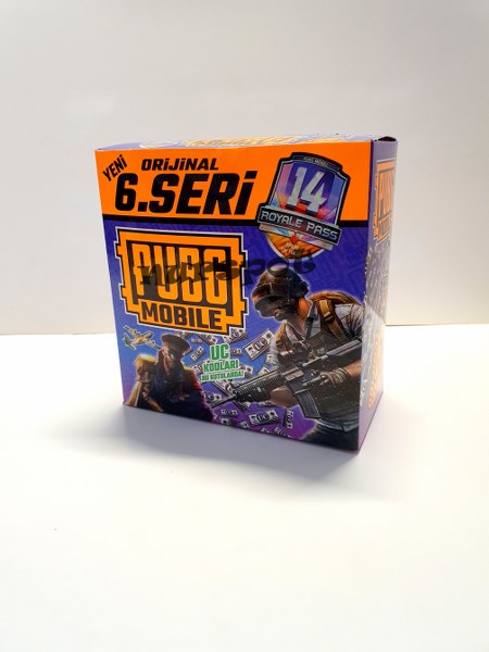 toptan pubg oyun kartı 150 li 6 seri