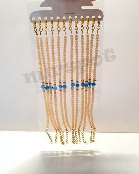 toptan bileklik kristal boncuk model 12 li paket