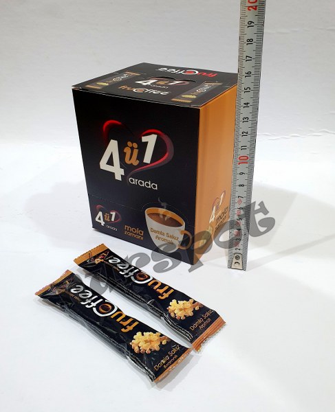 toptan damla sakızlı kahve 4 ü 1 arada 24 lü paket 9077