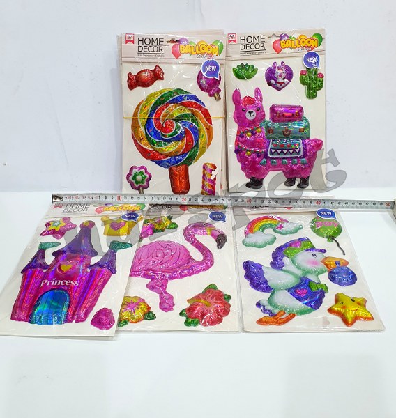 toptan sticker balon dekor model   5562