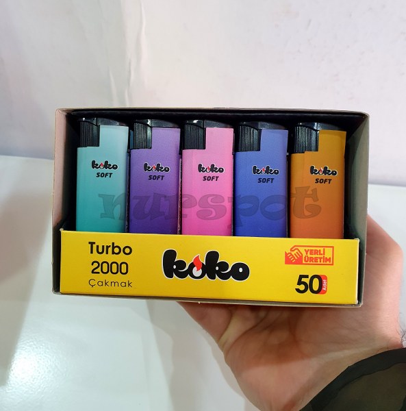 toptan çakmak rezistanslı  turbo 2000  50 li