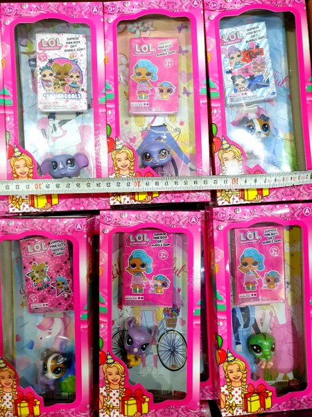 toptan oyuncak bebek seti kutulu  4586