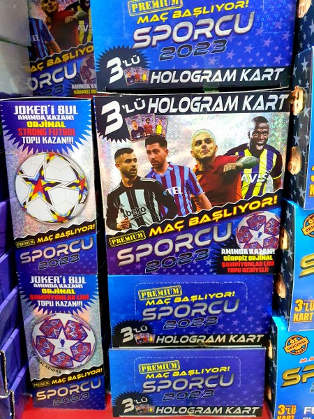 toptan futbolcu kartı sporcu kart hepsi hologramlı 3 lü 