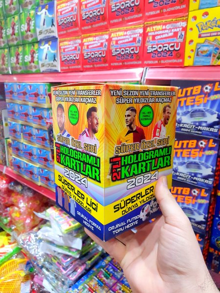 toptan futbolcu kartları süperler ligi 2 li hologramlı kart 200 lü   4465