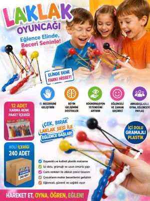 Oyuncak laklak el becerisi geliştirici eğlenceli 