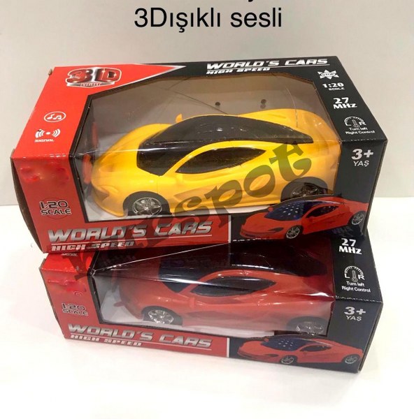 toptan oyuncak kumandalı araba ışıklı sesli  lz3