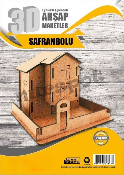 toptan ahşap eğitici maket safran bolu evi 8874