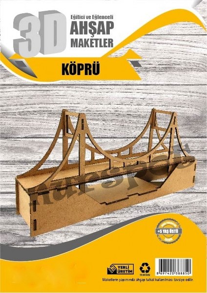 toptan ahşap maket köprü modeli   8850