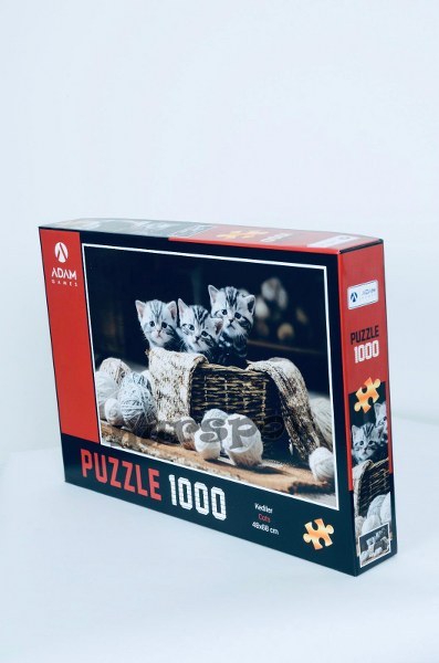 toptan eğitici yapboz 1000 kedi model