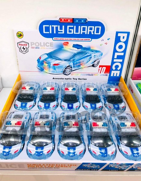toptan oyuncak polis arabası ışıklı sirenli melodili sürtmeli   1002