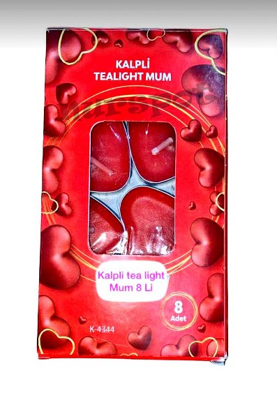 toptan mum kalp li 8 li kutu  4344