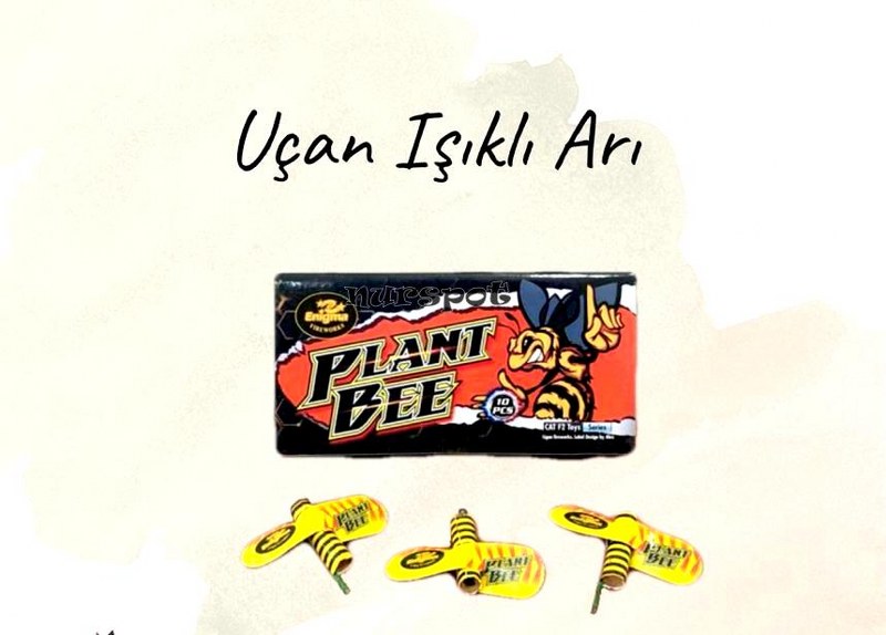 toptan uçan ışıklı arı 10 lu paket     2806