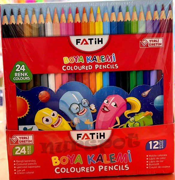 toptan kuru boya fatih 24 lü uzun