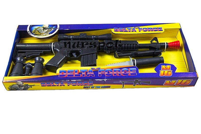 toptan oyuncak m 16 tüfek seti gırgır kutulu  126
