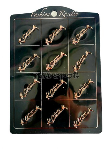 toptan rozet atatürk yazılı gold model