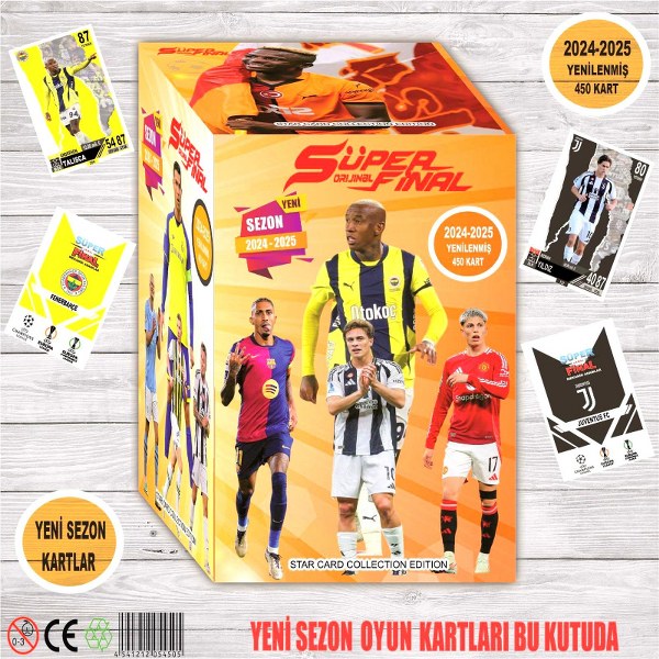 toptan futbolcu kartları süper final  6793
