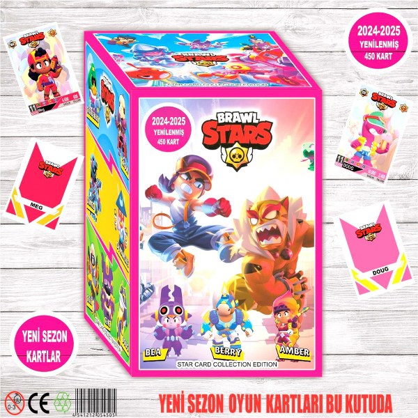 toptan braw star oyun kartları 3 lü 150 li  9624