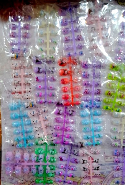 toptan tırnak kuromi baskılı 40 lı  8894