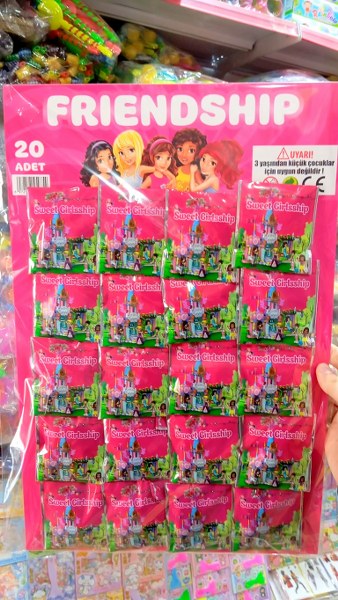toptan oyuncak mini lego kız model  9754