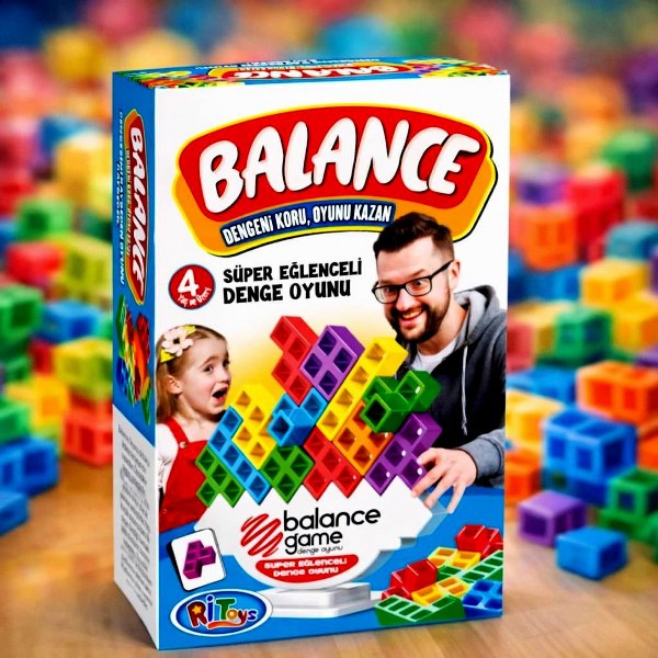 toptan eğitici oyuncak denge tetrisi balance  4376