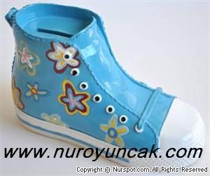 converse coin bank ayakkabı modelli kumbara