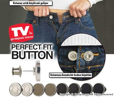 Perfect Fıt Button Yedek Kot Düğmesi Seti