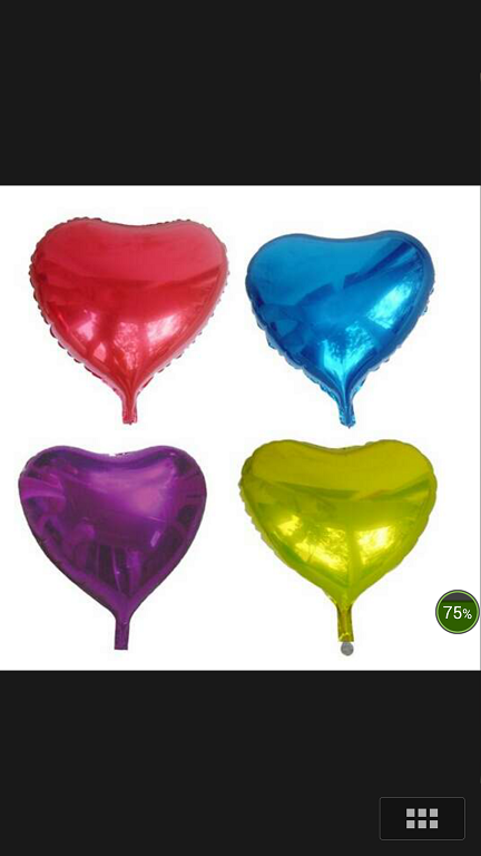 toptan folyo balon baskısız kalp