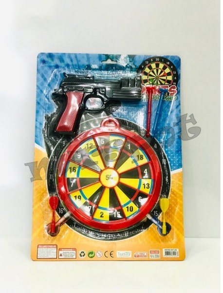 toptan oyuncak dartlı tabanca seti  243