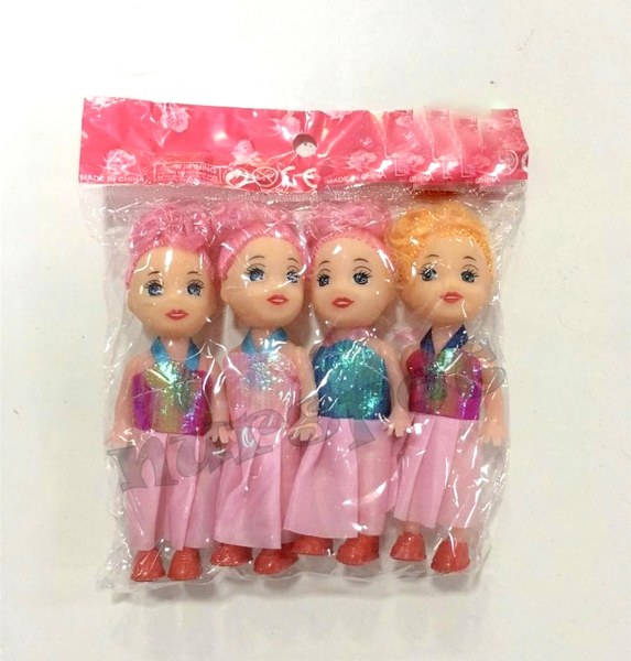 toptan oyuncak bebek 4 lü set